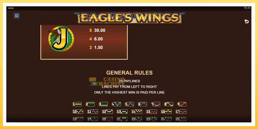 Eagles Wings: ပိုက်ဆံအတွက်ကစား, ပုံ 7