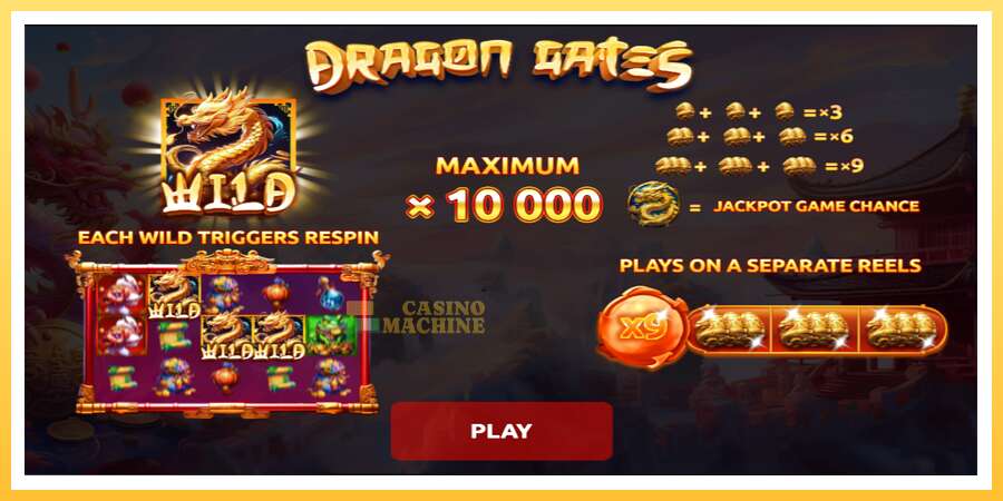 Dragon Gates: ပိုက်ဆံအတွက်ကစား, ပုံ 1