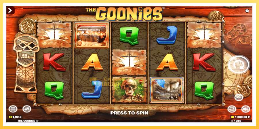 The Goonies Deluxe Rapid Fire Jackpots: ပိုက်ဆံအတွက်ကစား, ပုံ 2