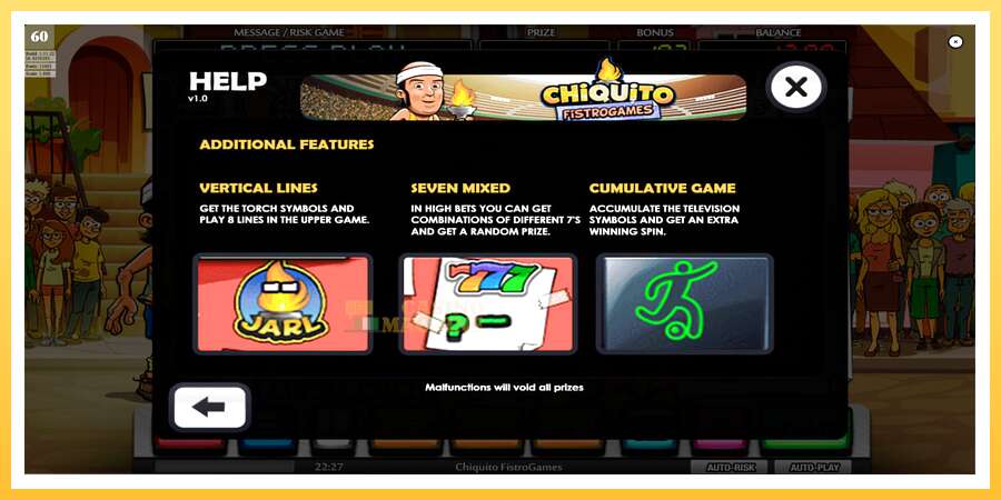 Chiquito FistroGames: ပိုက်ဆံအတွက်ကစား, ပုံ 7