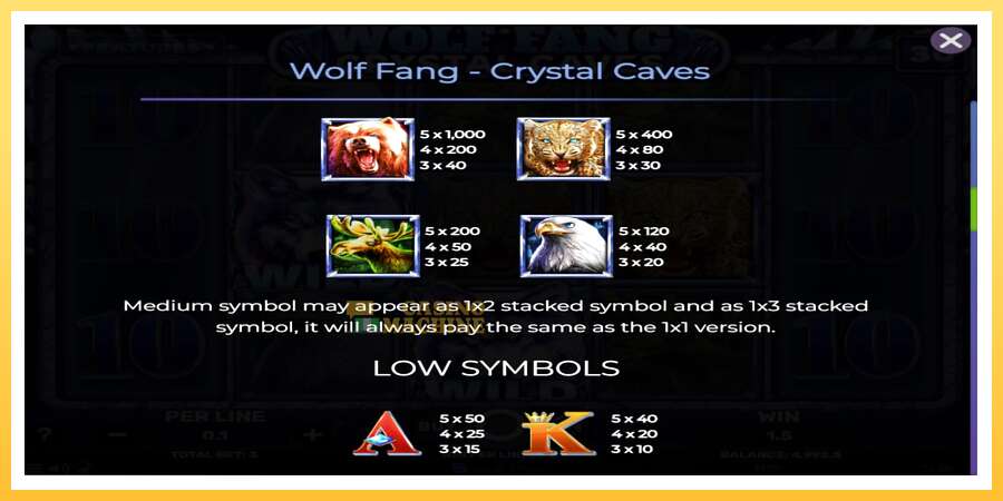 Wolf Fang - Crystal Caves: ပိုက်ဆံအတွက်ကစား, ပုံ 6