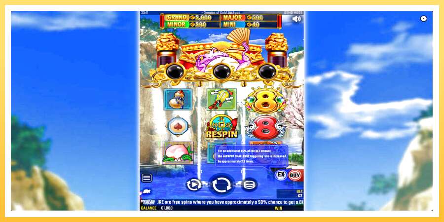 Dreams of Gold Jackpot: ပိုက်ဆံအတွက်ကစား, ပုံ 2