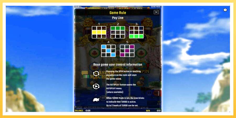 Dreams of Gold Jackpot: ပိုက်ဆံအတွက်ကစား, ပုံ 7