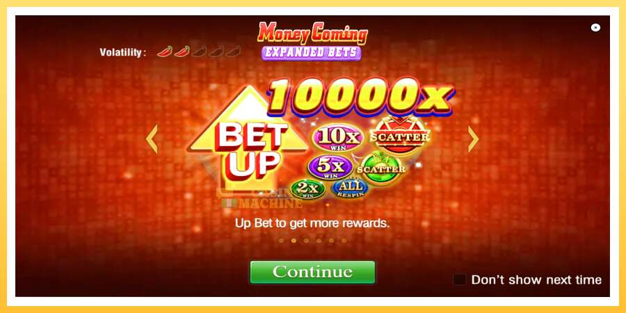 Money Coming 2 – Expanded Bets: ပိုက်ဆံအတွက်ကစား, ပုံ 1