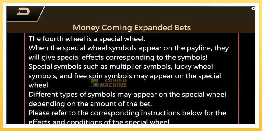 Money Coming 2 – Expanded Bets: ပိုက်ဆံအတွက်ကစား, ပုံ 5