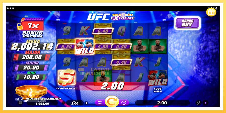 UFC Gold Blitz Extreme: ပိုက်ဆံအတွက်ကစား, ပုံ 2