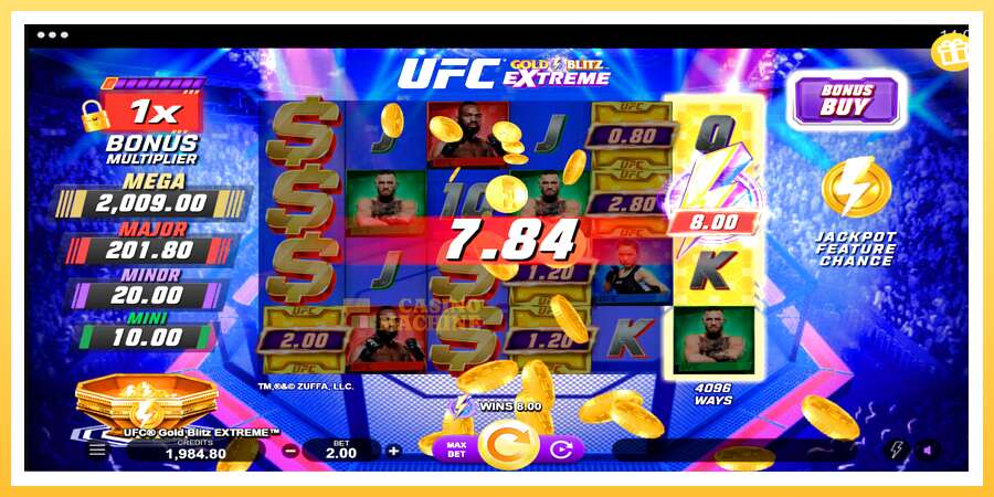 UFC Gold Blitz Extreme: ပိုက်ဆံအတွက်ကစား, ပုံ 5