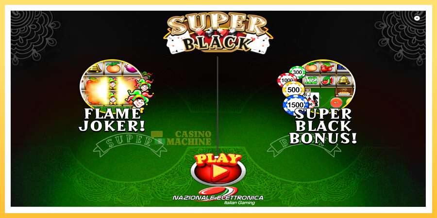 Super Black: ပိုက်ဆံအတွက်ကစား, ပုံ 1