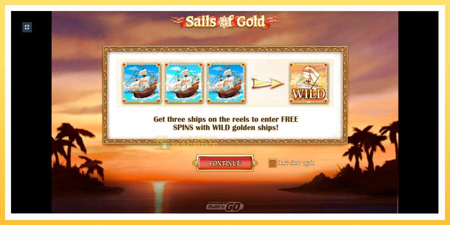 Sails of Gold: ပိုက်ဆံအတွက်ကစား, ပုံ 1