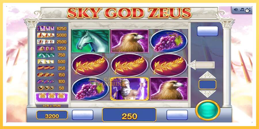 Sky God Zeus 3x3: ပိုက်ဆံအတွက်ကစား, ပုံ 3