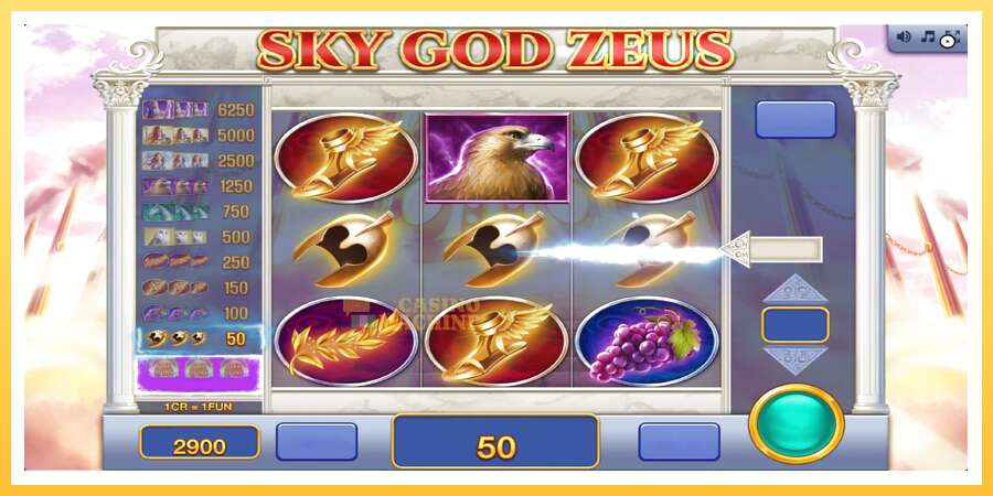 Sky God Zeus 3x3: ပိုက်ဆံအတွက်ကစား, ပုံ 4