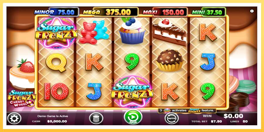 Sugar Frenzy Cherry Wheel: ပိုက်ဆံအတွက်ကစား, ပုံ 1