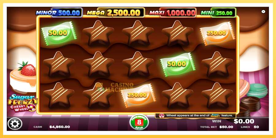 Sugar Frenzy Cherry Wheel: ပိုက်ဆံအတွက်ကစား, ပုံ 3