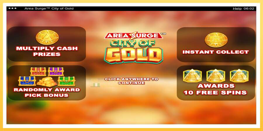 Area Surge City of Gold: ပိုက်ဆံအတွက်ကစား, ပုံ 1