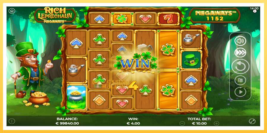 Rich Leprechaun Megaways: ပိုက်ဆံအတွက်ကစား, ပုံ 4