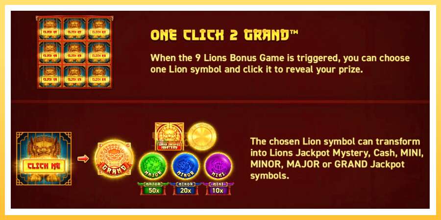 9 Lions Hold The Jackpot: ပိုက်ဆံအတွက်ကစား, ပုံ 6