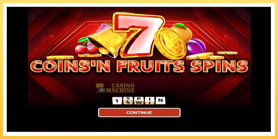 Coinsn Fruits Spins: ပိုက်ဆံအတွက်ကစား, ပုံ 1