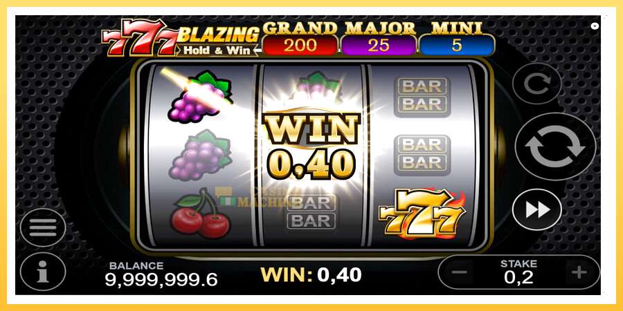 777 Blazing Hold & Win: ပိုက်ဆံအတွက်ကစား, ပုံ 2