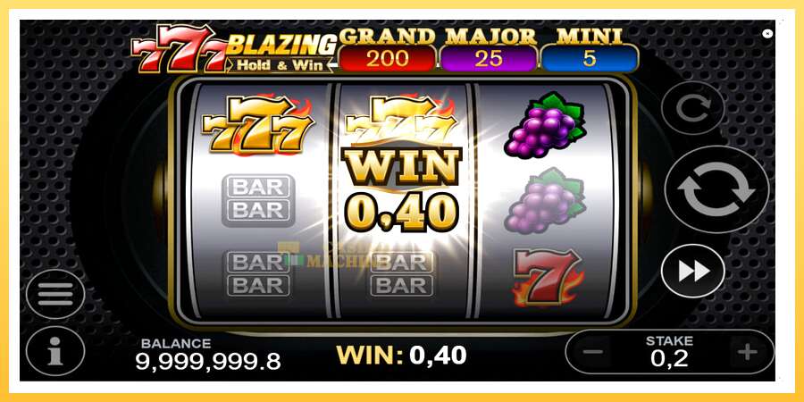 777 Blazing Hold & Win: ပိုက်ဆံအတွက်ကစား, ပုံ 3