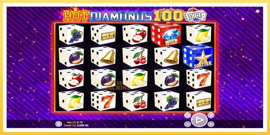 Hot Diamonds 100 Dice: ပိုက်ဆံအတွက်ကစား, ပုံ 1