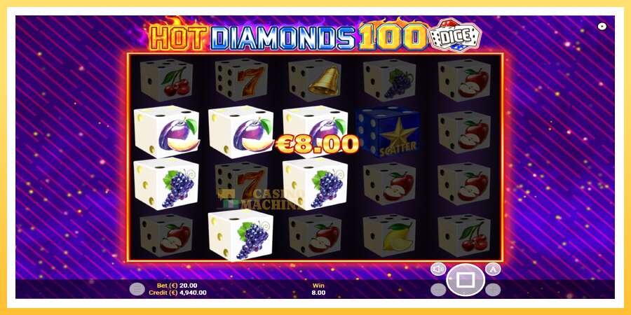 Hot Diamonds 100 Dice: ပိုက်ဆံအတွက်ကစား, ပုံ 2