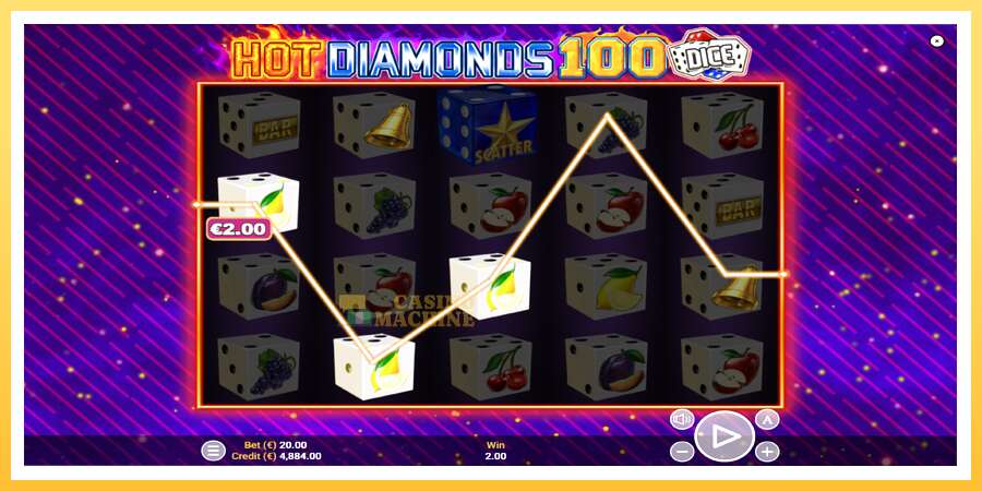 Hot Diamonds 100 Dice: ပိုက်ဆံအတွက်ကစား, ပုံ 3