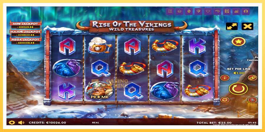 Rise of The Vikings - Wild Treasures: ပိုက်ဆံအတွက်ကစား, ပုံ 2