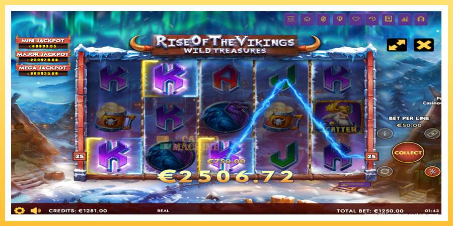 Rise of The Vikings - Wild Treasures: ပိုက်ဆံအတွက်ကစား, ပုံ 3