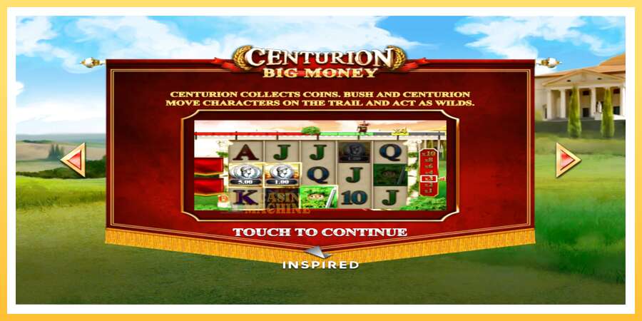 Centurion Big Money: ပိုက်ဆံအတွက်ကစား, ပုံ 1