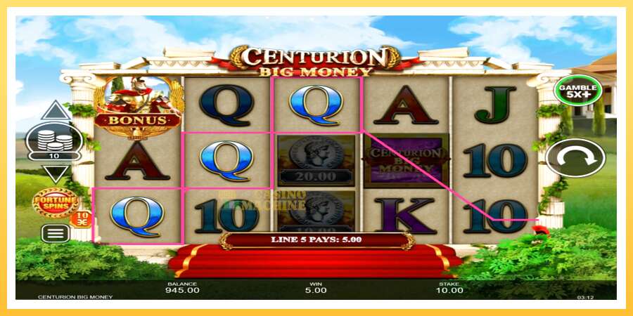 Centurion Big Money: ပိုက်ဆံအတွက်ကစား, ပုံ 3