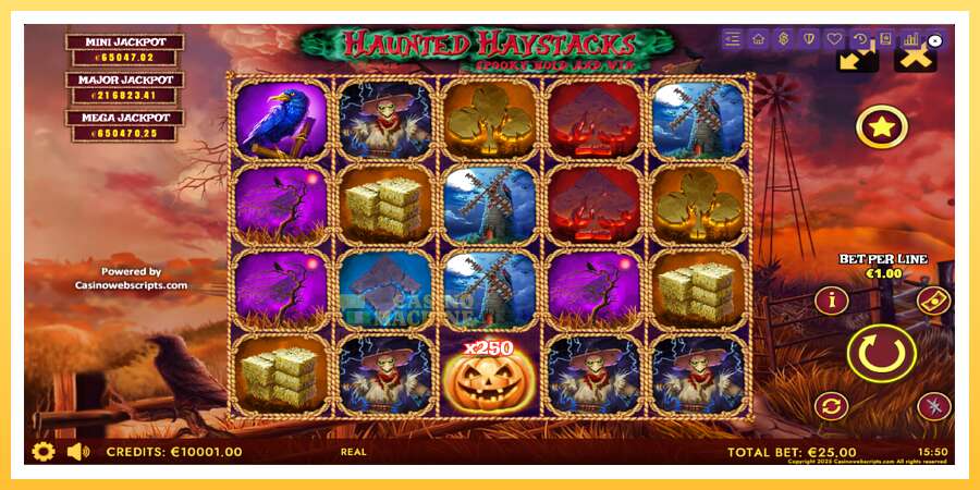 Haunted Haystacks - Spooky Hold and Win: ပိုက်ဆံအတွက်ကစား, ပုံ 2