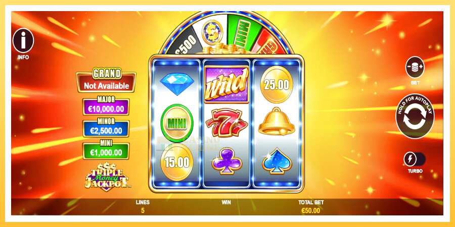 Triple Money Jackpot: ပိုက်ဆံအတွက်ကစား, ပုံ 2