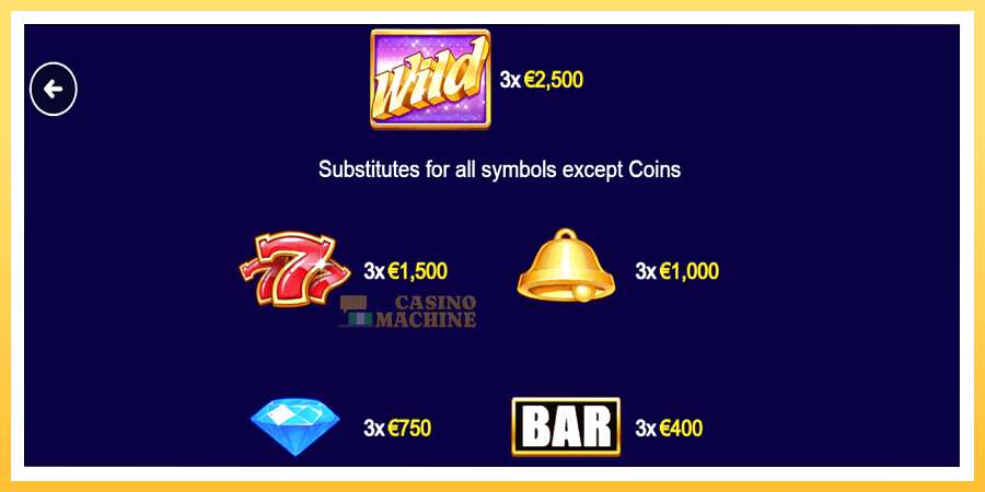 Triple Money Jackpot: ပိုက်ဆံအတွက်ကစား, ပုံ 5