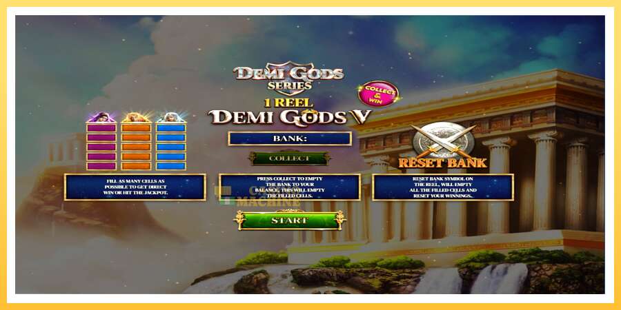 1 Reel - Demi Gods V: ပိုက်ဆံအတွက်ကစား, ပုံ 1