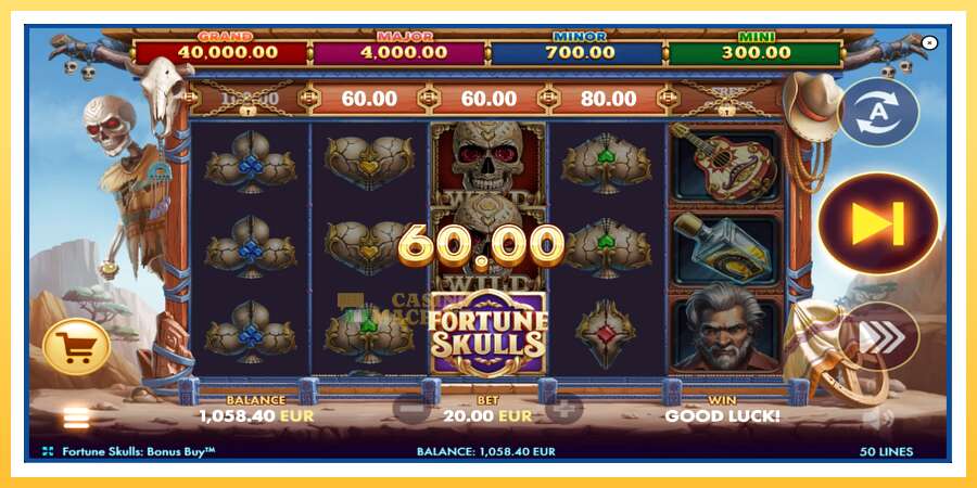 Fortune Skulls Bonus Buy: ပိုက်ဆံအတွက်ကစား, ပုံ 3