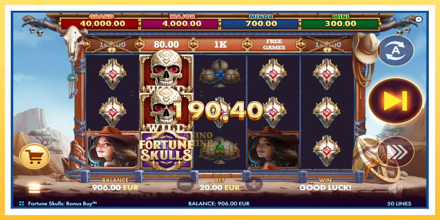 Fortune Skulls Bonus Buy: ပိုက်ဆံအတွက်ကစား, ပုံ 4