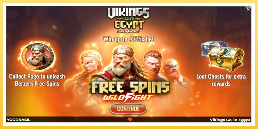 Vikings Go To Egypt Wild Fight: ပိုက်ဆံအတွက်ကစား, ပုံ 1