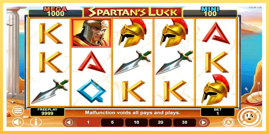 Spartans Luck Hold & Win: ပိုက်ဆံအတွက်ကစား, ပုံ 2