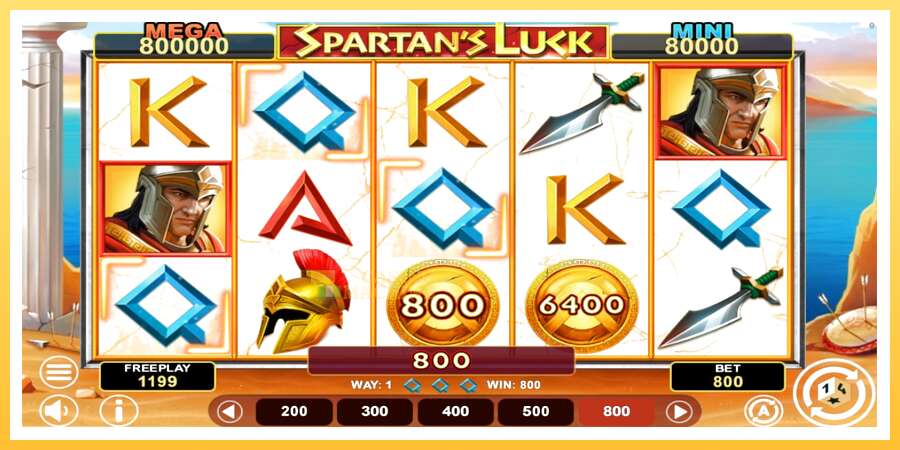 Spartans Luck Hold & Win: ပိုက်ဆံအတွက်ကစား, ပုံ 3