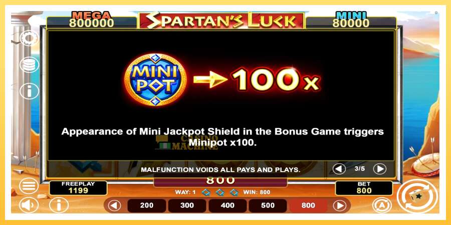 Spartans Luck Hold & Win: ပိုက်ဆံအတွက်ကစား, ပုံ 6