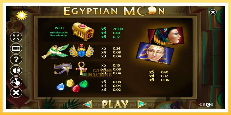 Egyptian Moon: ပိုက်ဆံအတွက်ကစား, ပုံ 4