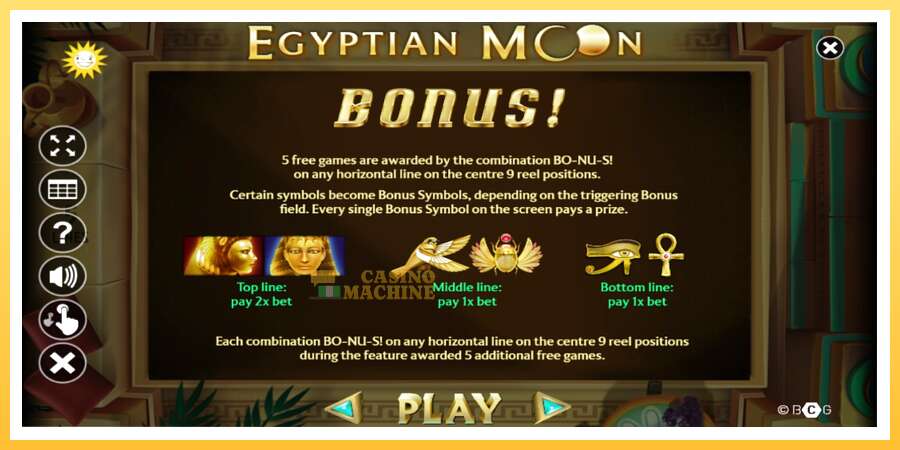 Egyptian Moon: ပိုက်ဆံအတွက်ကစား, ပုံ 5