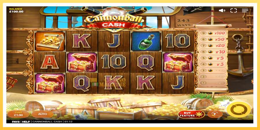 Cannonball Cash: ပိုက်ဆံအတွက်ကစား, ပုံ 2