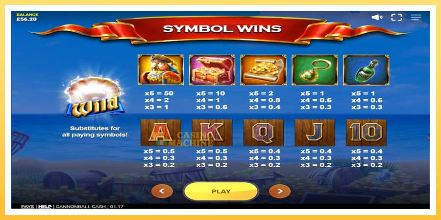 Cannonball Cash: ပိုက်ဆံအတွက်ကစား, ပုံ 6