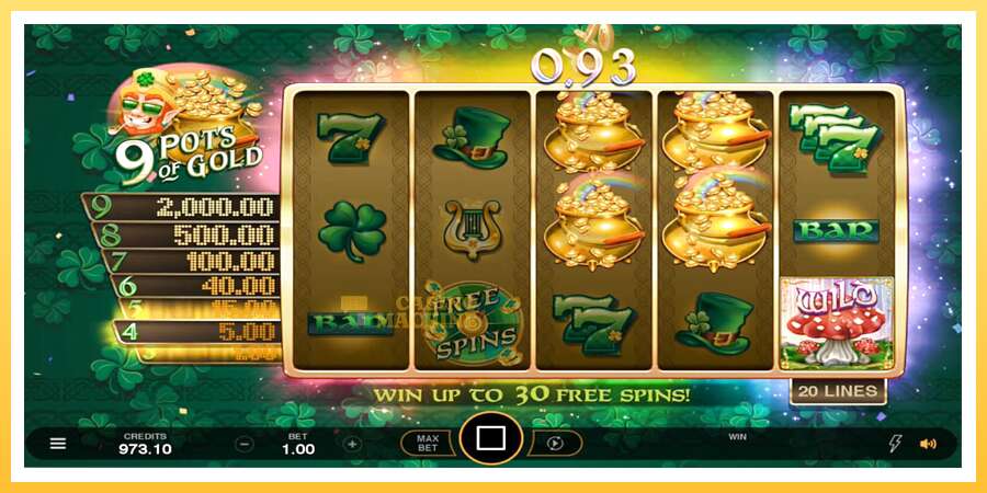 9 Pots of Gold Land & Win: ပိုက်ဆံအတွက်ကစား, ပုံ 6