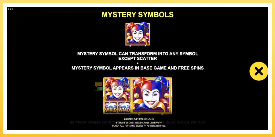 6 Tokens of Gold: Mystery Joker Link & Win: ပိုက်ဆံအတွက်ကစား, ပုံ 6