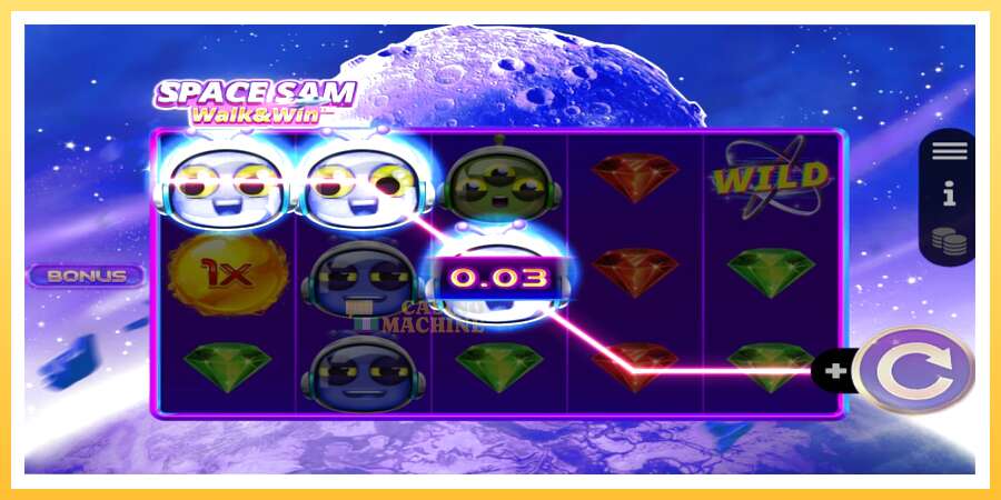 Space Sam Walk & Win: ပိုက်ဆံအတွက်ကစား, ပုံ 3