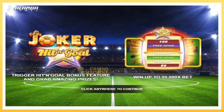 Joker HitnGoal: ပိုက်ဆံအတွက်ကစား, ပုံ 1