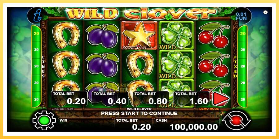 Wild Clover: ပိုက်ဆံအတွက်ကစား, ပုံ 1