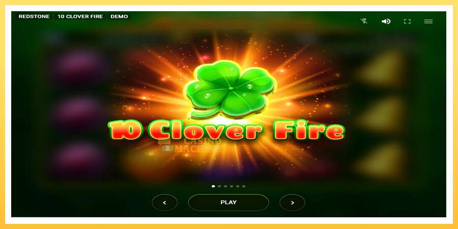 10 Clover Fire: ပိုက်ဆံအတွက်ကစား, ပုံ 1